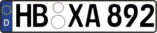 HB-XA892