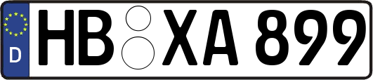 HB-XA899