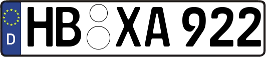 HB-XA922