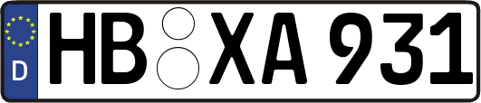 HB-XA931