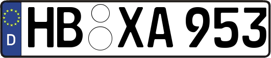 HB-XA953