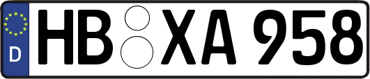 HB-XA958