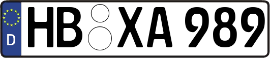 HB-XA989