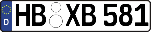 HB-XB581
