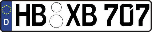 HB-XB707