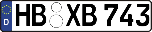 HB-XB743