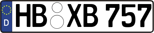 HB-XB757