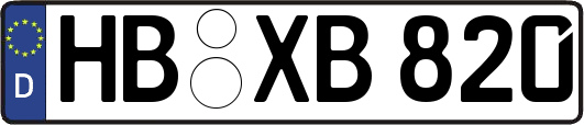 HB-XB820