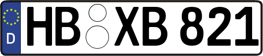 HB-XB821