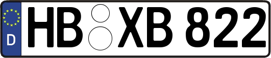 HB-XB822