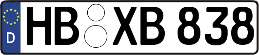 HB-XB838
