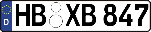 HB-XB847