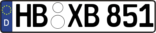 HB-XB851