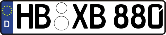 HB-XB880