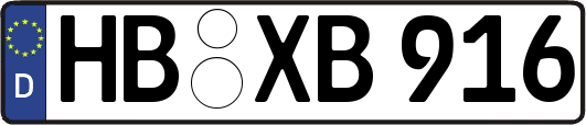 HB-XB916