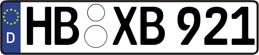 HB-XB921
