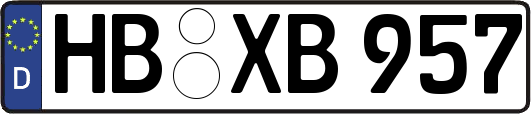 HB-XB957