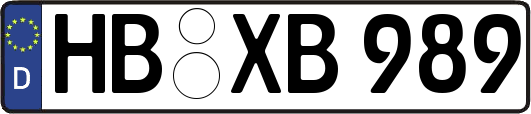 HB-XB989
