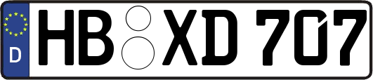 HB-XD707