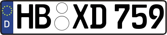 HB-XD759