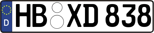 HB-XD838