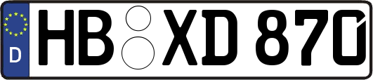 HB-XD870