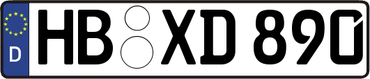 HB-XD890