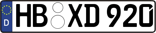 HB-XD920