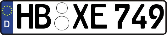 HB-XE749