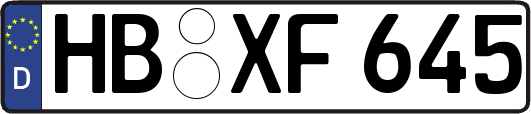 HB-XF645