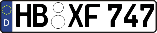 HB-XF747