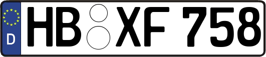 HB-XF758