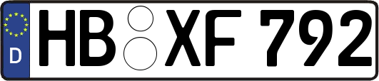 HB-XF792