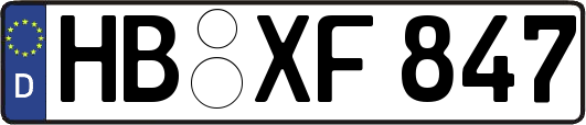 HB-XF847