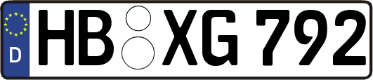 HB-XG792
