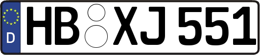 HB-XJ551