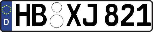 HB-XJ821