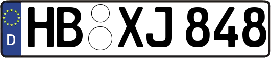 HB-XJ848