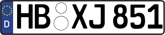 HB-XJ851