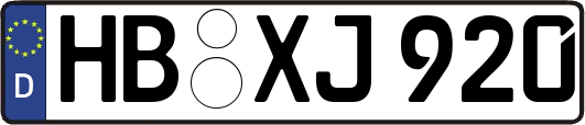 HB-XJ920
