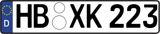 HB-XK223