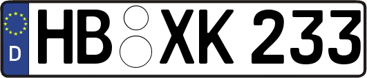 HB-XK233
