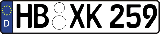 HB-XK259