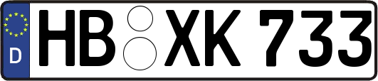 HB-XK733