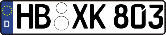 HB-XK803