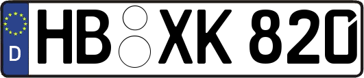 HB-XK820
