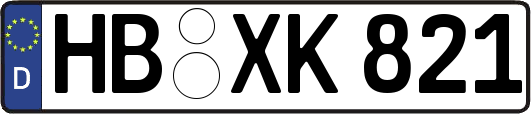 HB-XK821