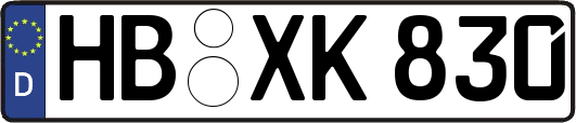 HB-XK830