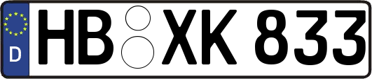 HB-XK833