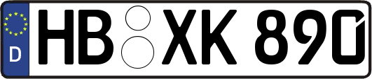 HB-XK890